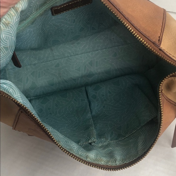 The Sak Multi-Color Brown Leather Shoulder Bag - Picture 11 of 15